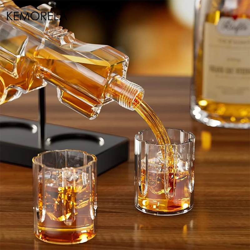 KEMORELA Revolver Glass Decant - Glass Decanter Whiskey のレビューと価格