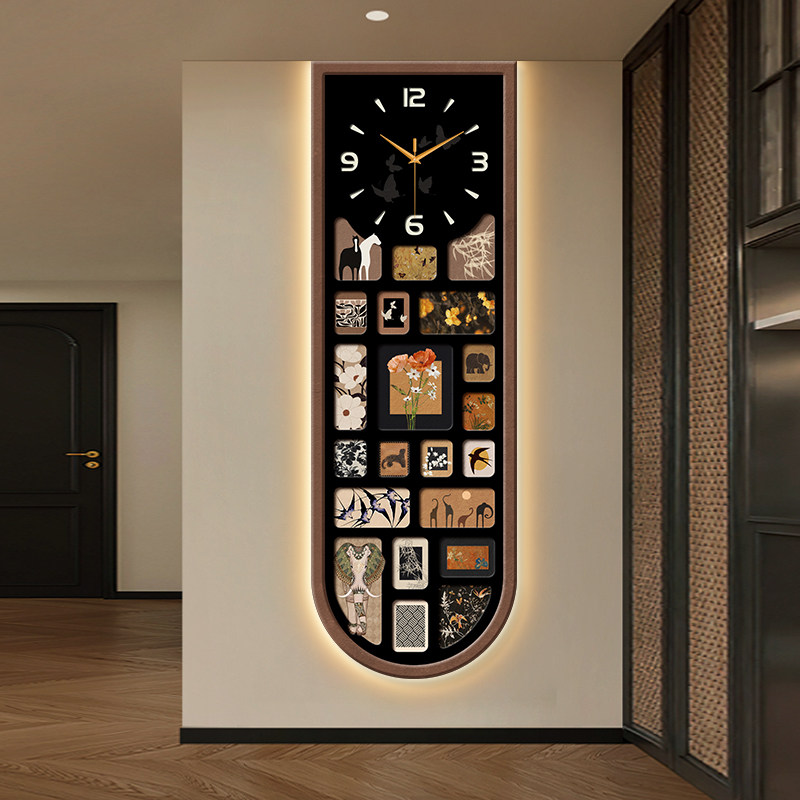 Vertical Security Wall Clock U - Luxury Lifestyle Aesthetic のレビューと価格
