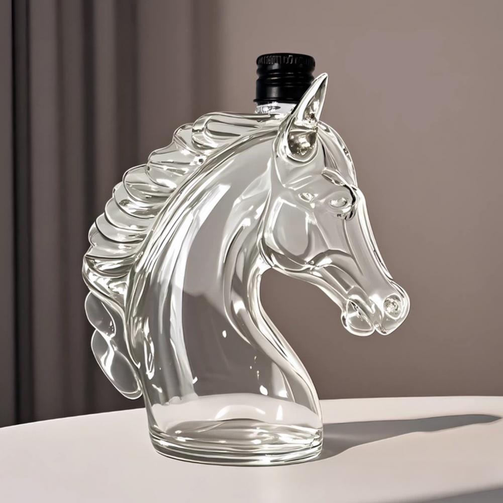 Whiskey Bottle Engraved Horse  - Glass Decanter Whiskey のレビューと価格