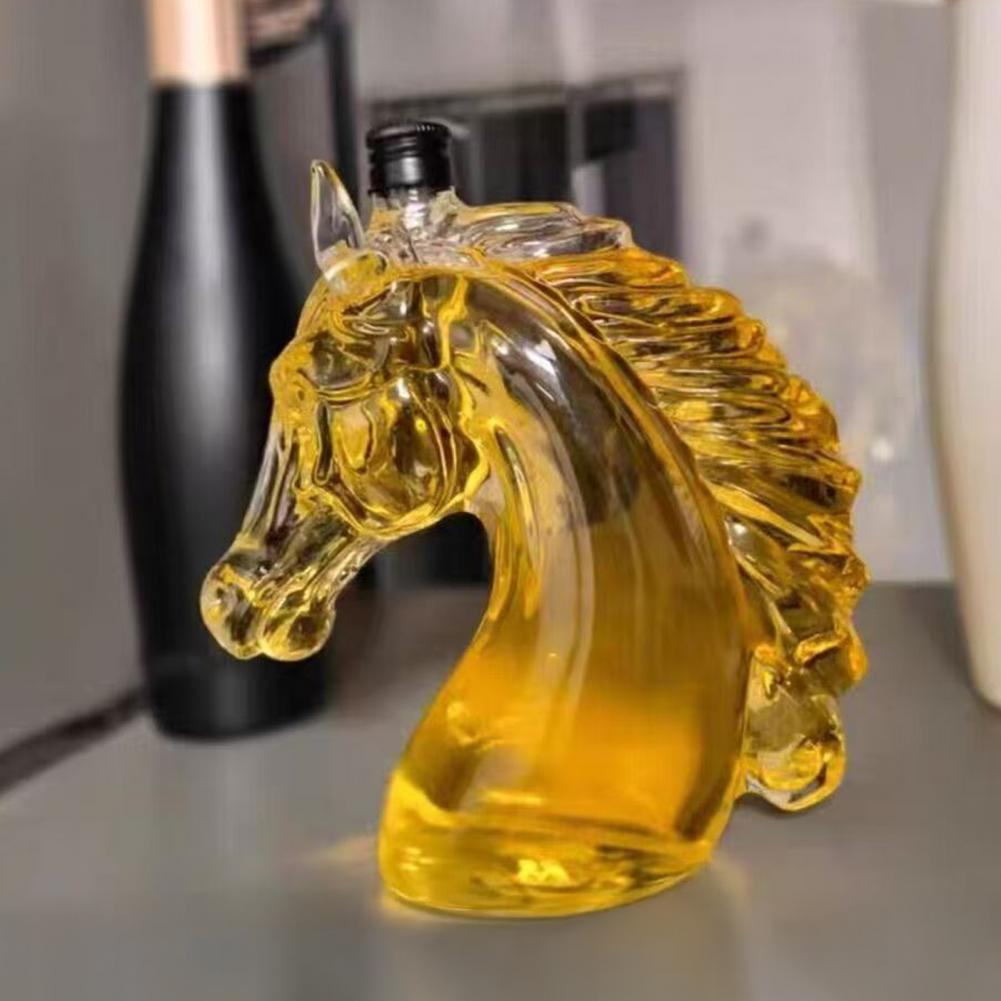 Whiskey Bottle Engraved Horse  - Glass Decanter Whiskey のレビューと価格