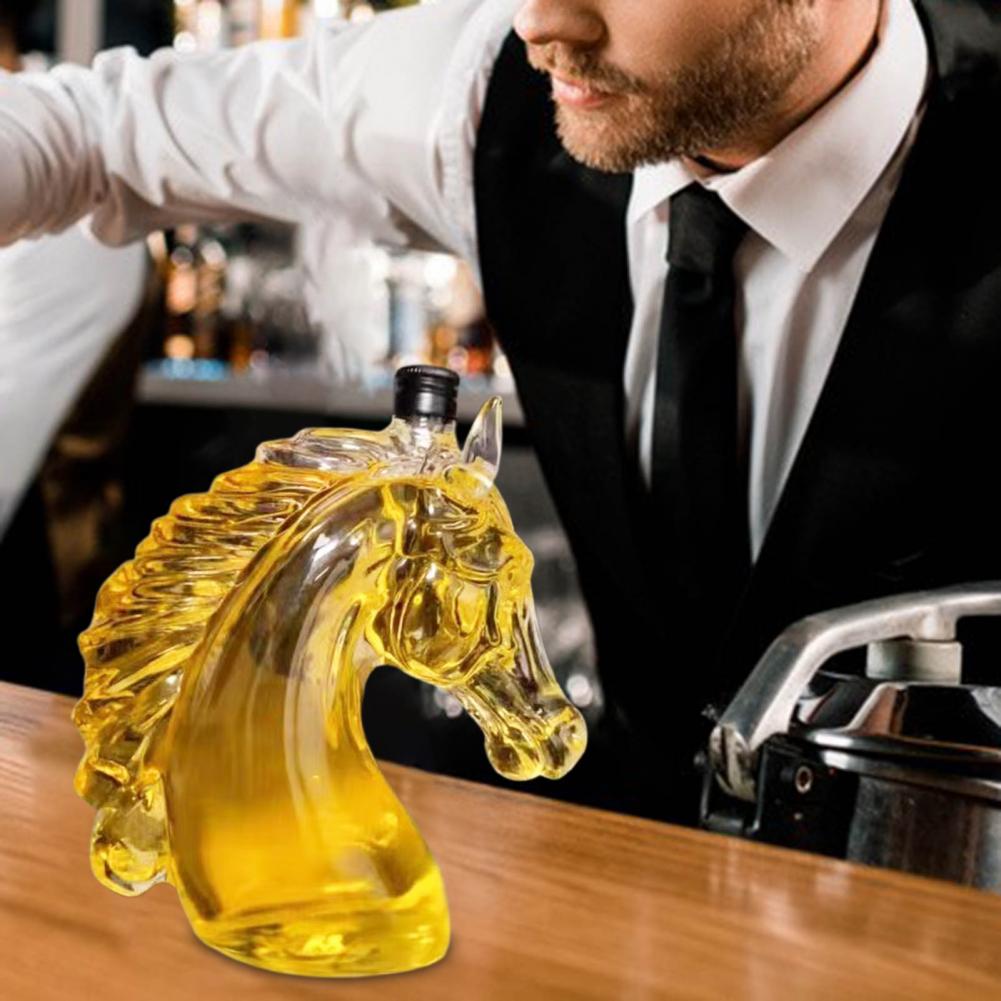 Whiskey Bottle Engraved Horse  - Glass Decanter Whiskey のレビューと価格