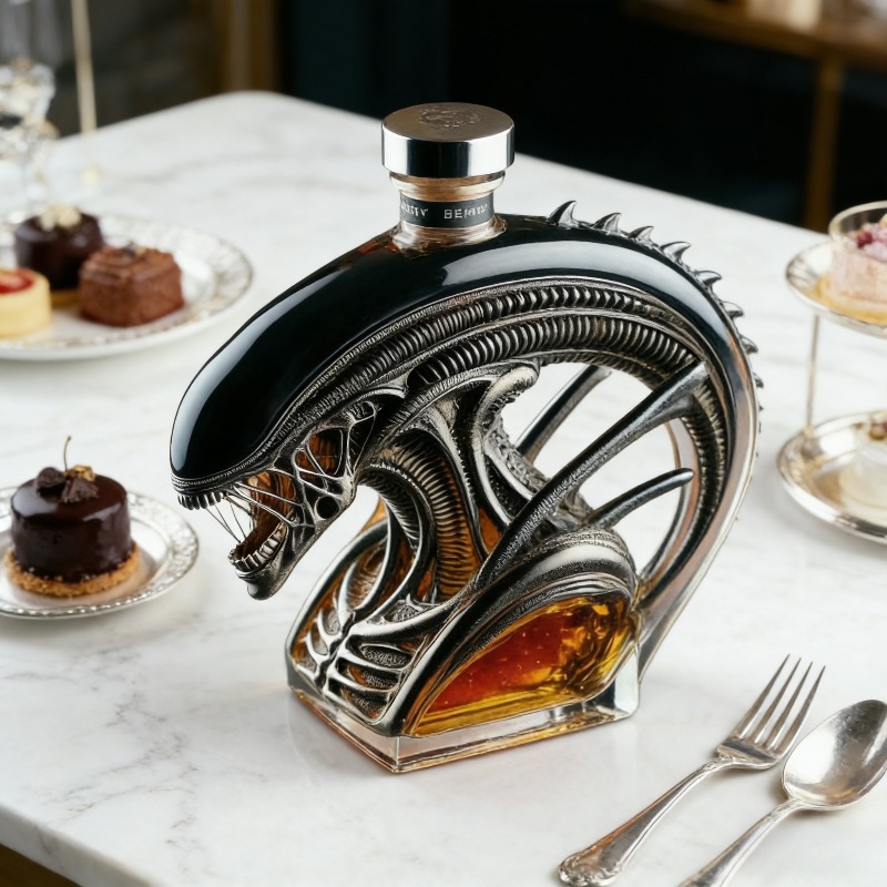 Alien Xenomorph Shaped Whiskey - Glass Decanter Whiskey のレビューと価格
