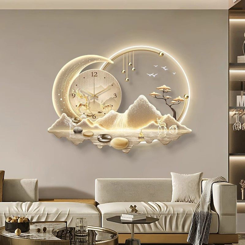 Art Mural Led Clock Wall Luxur - Luxury Lifestyle Aesthetic のレビューと価格