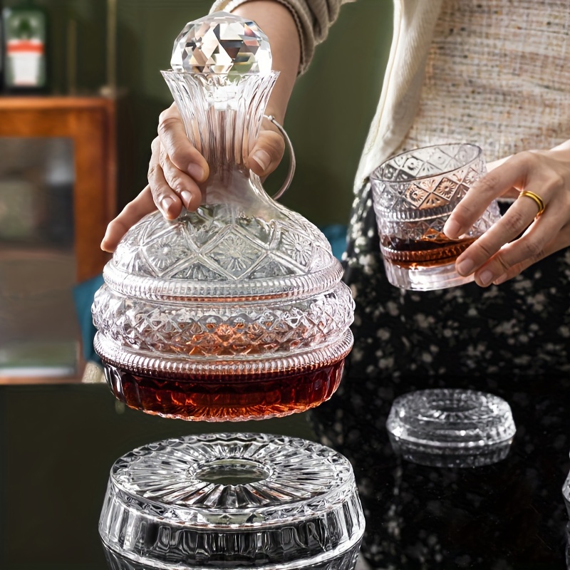 Crystal Wine Decanter Elegant  - Glass Decanter Whiskey のレビューと価格