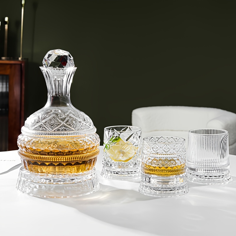 Crystal Wine Decanter Elegant  - Glass Decanter Whiskey のレビューと価格