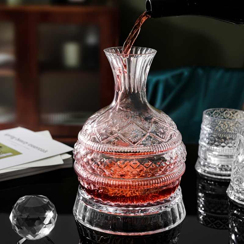 Crystal Wine Decanter Elegant  - Glass Decanter Whiskey のレビューと価格