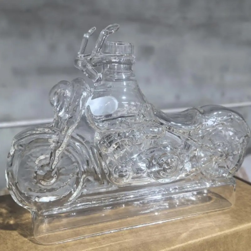 Motorcycle Style Whisky Decant - Glass Decanter Whiskey のレビューと価格