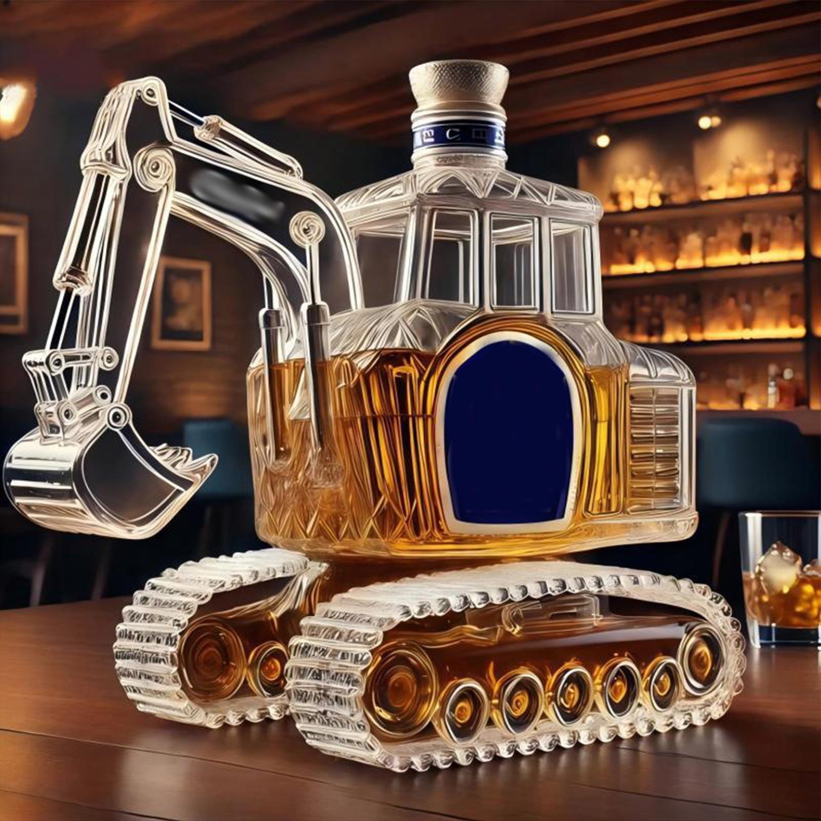Heavy-Duty Excavator Whiskey D - Glass Decanter Whiskey のレビューと価格