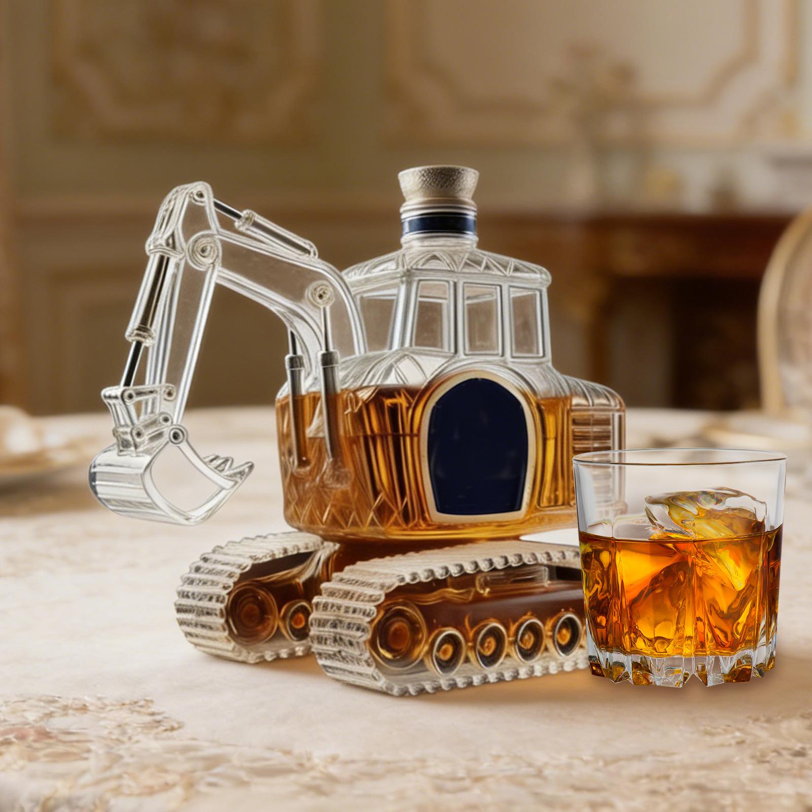 Heavy-Duty Excavator Whiskey D - Glass Decanter Whiskey のレビューと価格