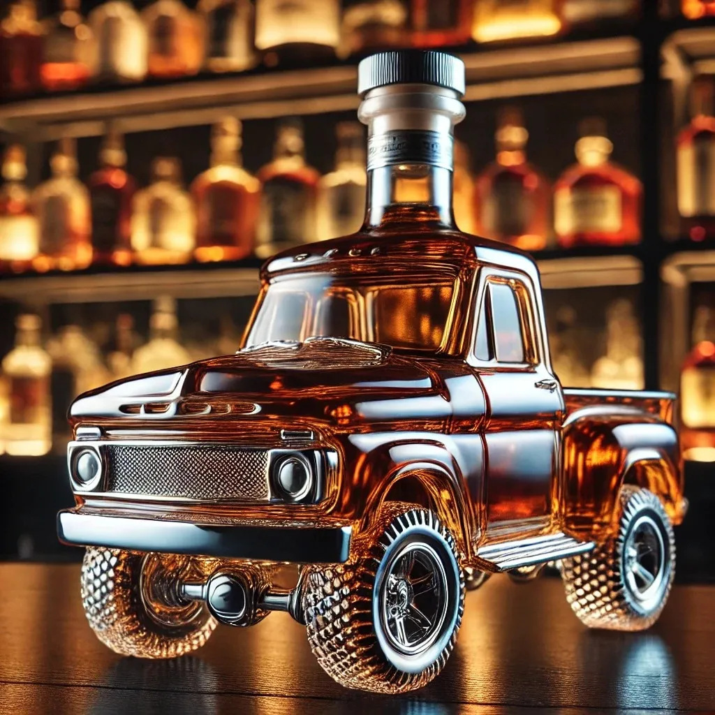 Vintage Car-Shaped Glass Liquo - Glass Decanter Whiskey のレビューと価格