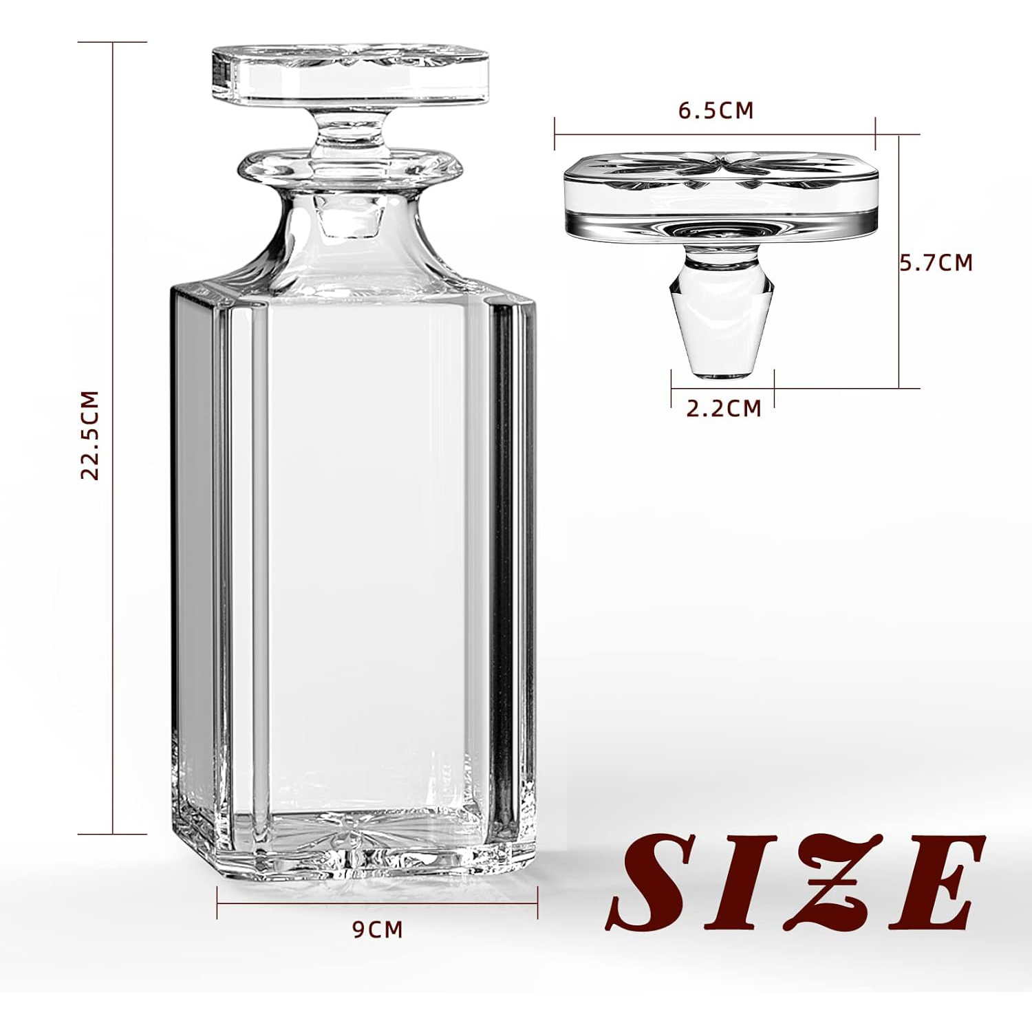 Glass Decanter - Whiskey Decan - Glass Decanter Whiskey のレビューと価格
